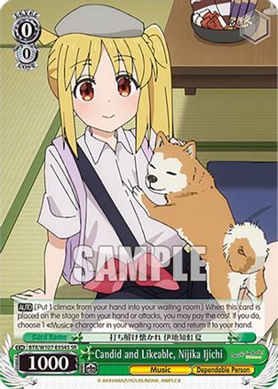 Candid and Likeable, Nijika Ijichi (SR) (BTR/W107-E054S SR) - BOCCHI THE ROCK!