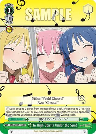 In High Spirits Under the Sun! (BTR/W107-E062 U) - BOCCHI THE ROCK!