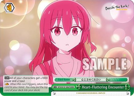 Heart-Fluttering Encounter (RRR) (BTR/W107-E067R RRR) - BOCCHI THE ROCK!