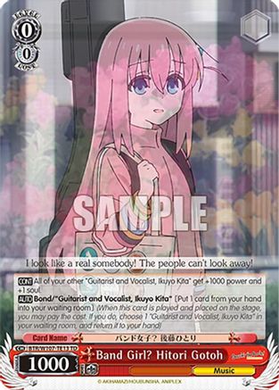 Band Girl? Hitori Gotoh (BTR/W107-TE13 TD) - BOCCHI THE ROCK!