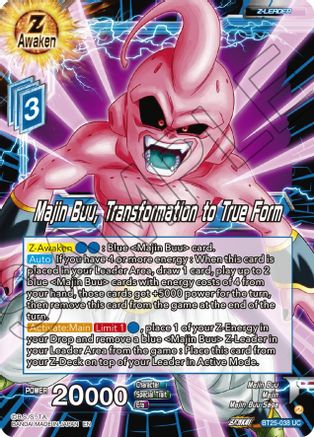 Majin Buu, Transformation to True Form (BT25-038) - Legend of the Dragon Balls
