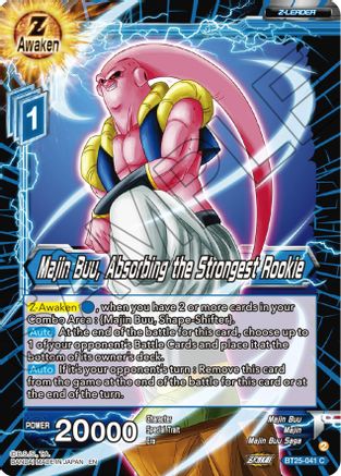 Majin Buu, Absorbing the Strongest Rookie (BT25-041) - Legend of the Dragon Balls Foil