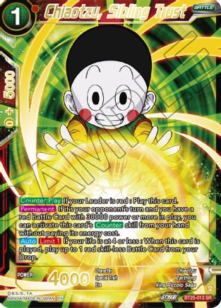 Chiaotzu, Sibling Trust (BT25-013) - Legend of the Dragon Balls Foil