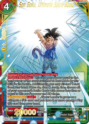 Son Goku, Ultimate Spirit Bomb (BT25-130) - Legend of the Dragon Balls Foil