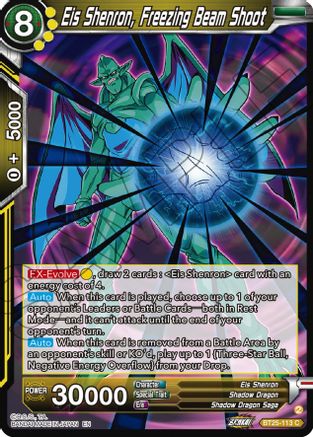 Eis Shenron, Freezing Beam Shoot (BT25-113) - Legend of the Dragon Balls