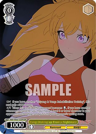 Yang: Waking up From a Nightmare (OFR) (RWBY/WXE01-02OFR OFR) - RWBY Premium Booster