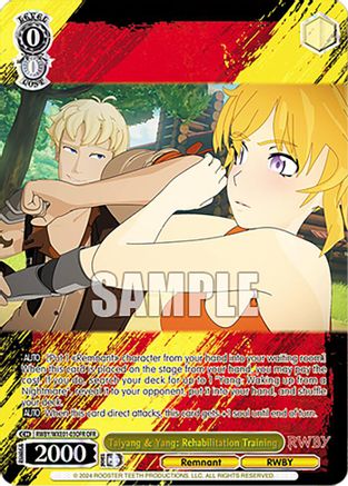 Taiyang & Yang: Rehabilitation Training (OFR) (RWBY/WXE01-03OFR OFR) - RWBY Premium Booster