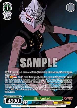 Ilia Amitola (OFR) (RWBY/WXE01-18OFR OFR) - RWBY Premium Booster