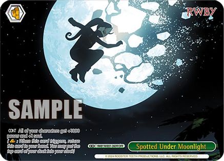 Spotted Under Moonlight (OFR) (RWBY/WXE01-26OFR OFR) - RWBY Premium Booster
