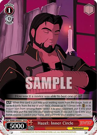 Hazel: Inner Circle (RWBY/WXE01-34 N) - RWBY Premium Booster
