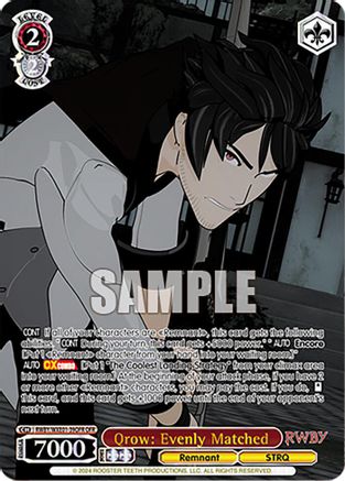 Qrow: Evenly Matched (OFR) (RWBY/WXE01-39OFR OFR) - RWBY Premium Booster