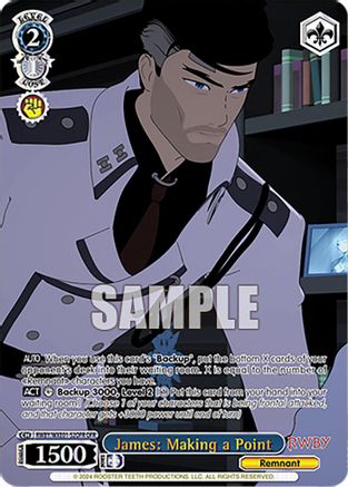 James: Making a Point (OFR) (RWBY/WXE01-52OFR OFR) - RWBY Premium Booster
