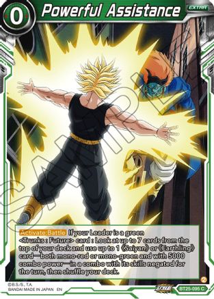 Powerful Assistance (BT25-095) - Legend of the Dragon Balls Foil
