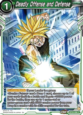 Deadly Offense and Defense (BT25-096) - Legend of the Dragon Balls