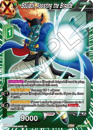Boujack, Assisting the Brigade (BT25-073) - Legend of the Dragon Balls Foil