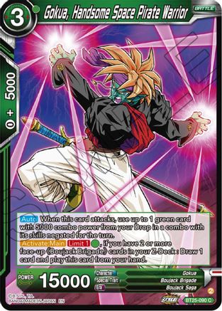 Gokua, Handsome Space Pirate Warrior (BT25-090) - Legend of the Dragon Balls Foil