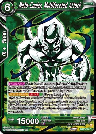 Meta-Cooler, Multifaceted Attack (BT25-078) - Legend of the Dragon Balls