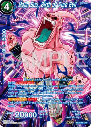 Majin Buu, Birth of Pure Evil (SPR) (BT25-065) - Legend of the Dragon Balls Foil
