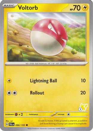 Voltorb - Pikachu 1 066 Battle Academy 2024 - Common