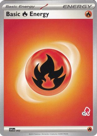 Basic Fire Energy - Armarouge 8 002 Battle Academy 2024 - Unconfirmed