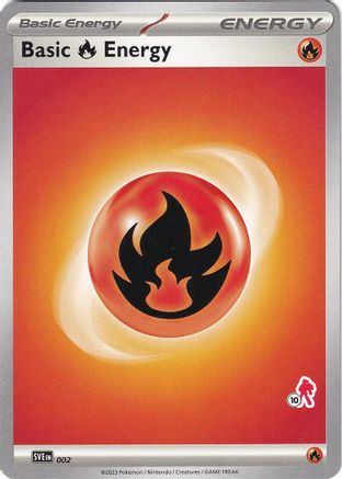 Basic Fire Energy - Armarouge 10 002 Battle Academy 2024 - Unconfirmed