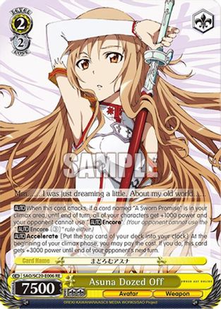 Asuna Dozed Off (SAO/S20-E006 RE) - Sword Art Online Chronicle Set