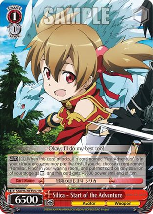 Silica - Start of the Adventure (SAO/S20-E057 RE) - Sword Art Online Chronicle Set