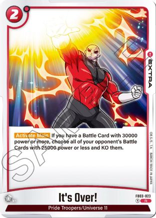 It's Over! (FB03-023) - Raging Roar Holofoil