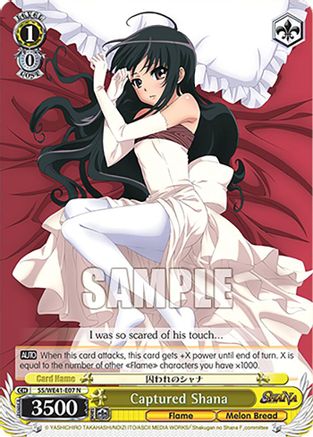 Captured Shana (SS/WE41-E07 N) - Shakugan no Shana Premium Booster