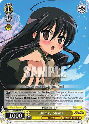 Clumsy Shana (SS/WE41-E09 N) - Shakugan no Shana Premium Booster