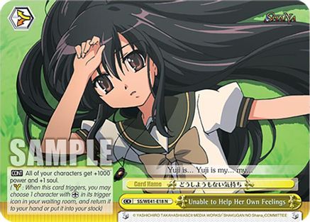 Unable to Help Her Own Feelings (SS/WE41-E18 N) - Shakugan no Shana Premium Booster