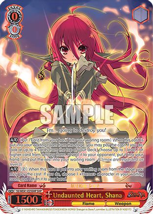 Undaunted Heart, Shana (SHP) (SS/WE41-E25SHP SHP) - Shakugan no Shana Premium Booster