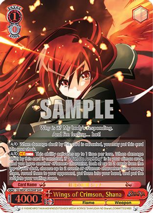 Wings of Crimson, Shana (SHP) (SS/WE41-E32SHP SHP) - Shakugan no Shana Premium Booster