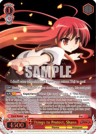 Things to Protect, Shana (SHP) (SS/WE41-E33SHP SHP) - Shakugan no Shana Premium Booster