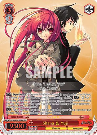 Shana & Yuji (SHP) (SS/WE41-E38SHP SHP) - Shakugan no Shana Premium Booster
