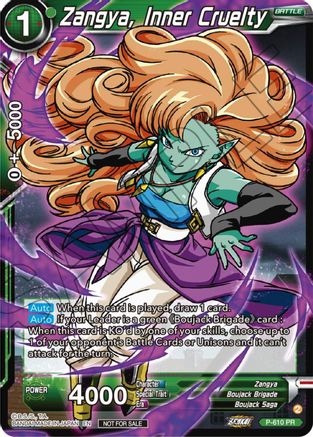 Zangya, Inner Cruelty (Zenkai Series Tournament Pack Vol.8) (P-610) - Tournament Promotion Cards