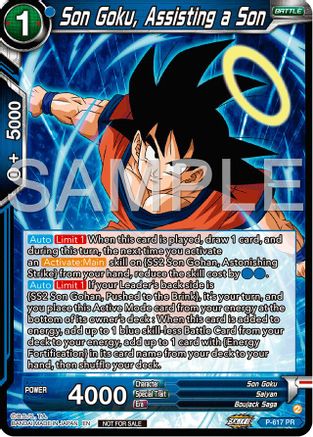 Son Goku, Assisting a Son (Deluxe Pack 2024 Vol.2) (P-617) - Promotion Cards