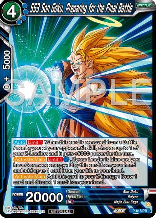 SS3 Son Goku, Preparing for the Final Battle (Deluxe Pack 2024 Vol.2) (P-618) - Promotion Cards