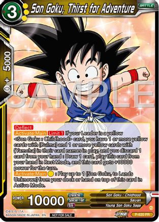 Son Goku, Thirst for Adventure (Deluxe Pack 2024 Vol.2) (P-620) - Promotion Cards