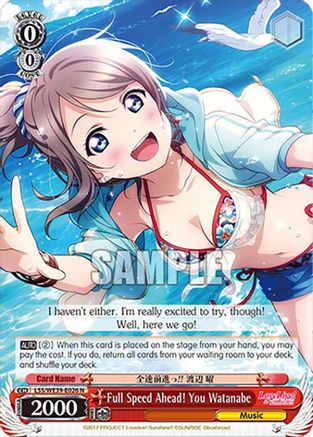 Full Speed Ahead! You Watanabe (LSS/WE39-E026 N) - Love Live! School Idol Festival Series 10th Anniversary Premium Booster