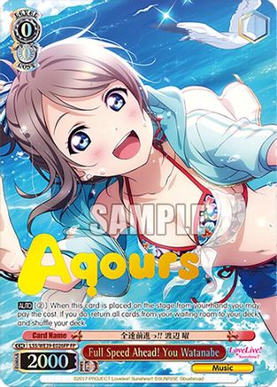 Full Speed Ahead! You Watanabe (FP) (LSS/WE39-E026FP FP) - Love Live! School Idol Festival Series 10th Anniversary Premium Booster