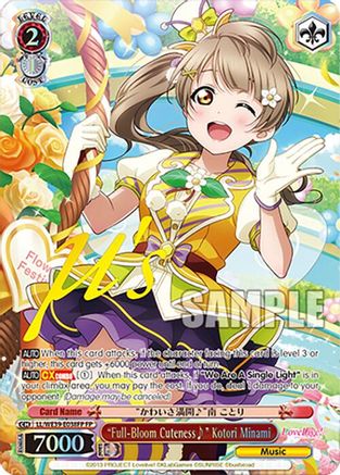 "Full-Bloom Cuteness" Kotori Minami (FP) (LL/WE39-E038FP FP) - Love Live! School Idol Festival Series 10th Anniversary Premium Booster