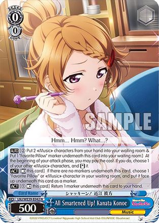 All Smartened Up! Kanata Konoe (LNJ/WE39-E042 N) - Love Live! School Idol Festival Series 10th Anniversary Premium Booster
