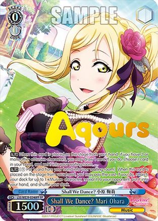 Shall We Dance? Mari Ohara (FP) (LSS/WE39-E046FP FP) - Love Live! School Idol Festival Series 10th Anniversary Premium Booster