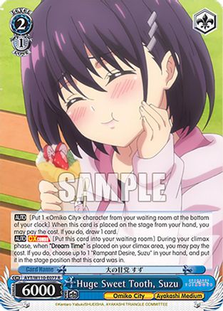 Huge Sweet Tooth, Suzu (AYT/W110-E077 R) - Ayakashi Triangle