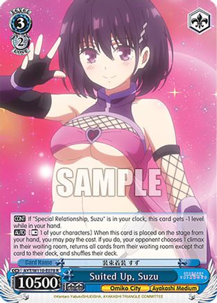 Suited Up, Suzu (AYT/W110-E078 R) - Ayakashi Triangle