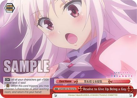 Resolve to Give Up Being a Guy (AYT/W110-TE10 TD) - Ayakashi Triangle