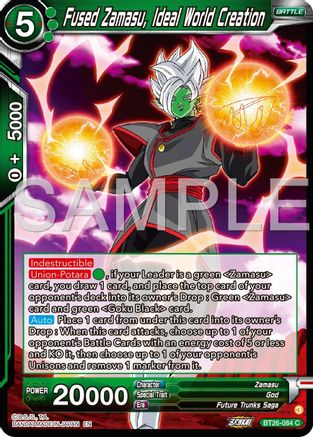Fused Zamasu, Ideal World Creation (BT26-084) - Ultimate Advent Foil