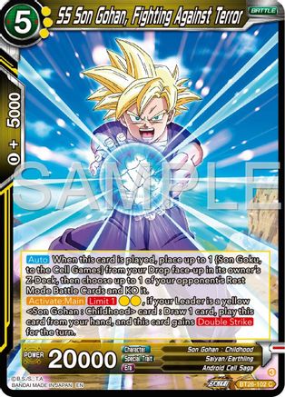 SS Son Gohan, Fighting Against Terror (BT26-102) - Ultimate Advent Foil