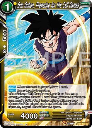 Son Gohan, Preparing for the Cell Games (BT26-103) - Ultimate Advent Foil